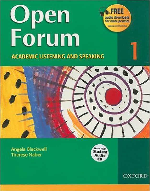 دانلود مستقیم کتاب Open Forum 1 + Test Booklet + CD