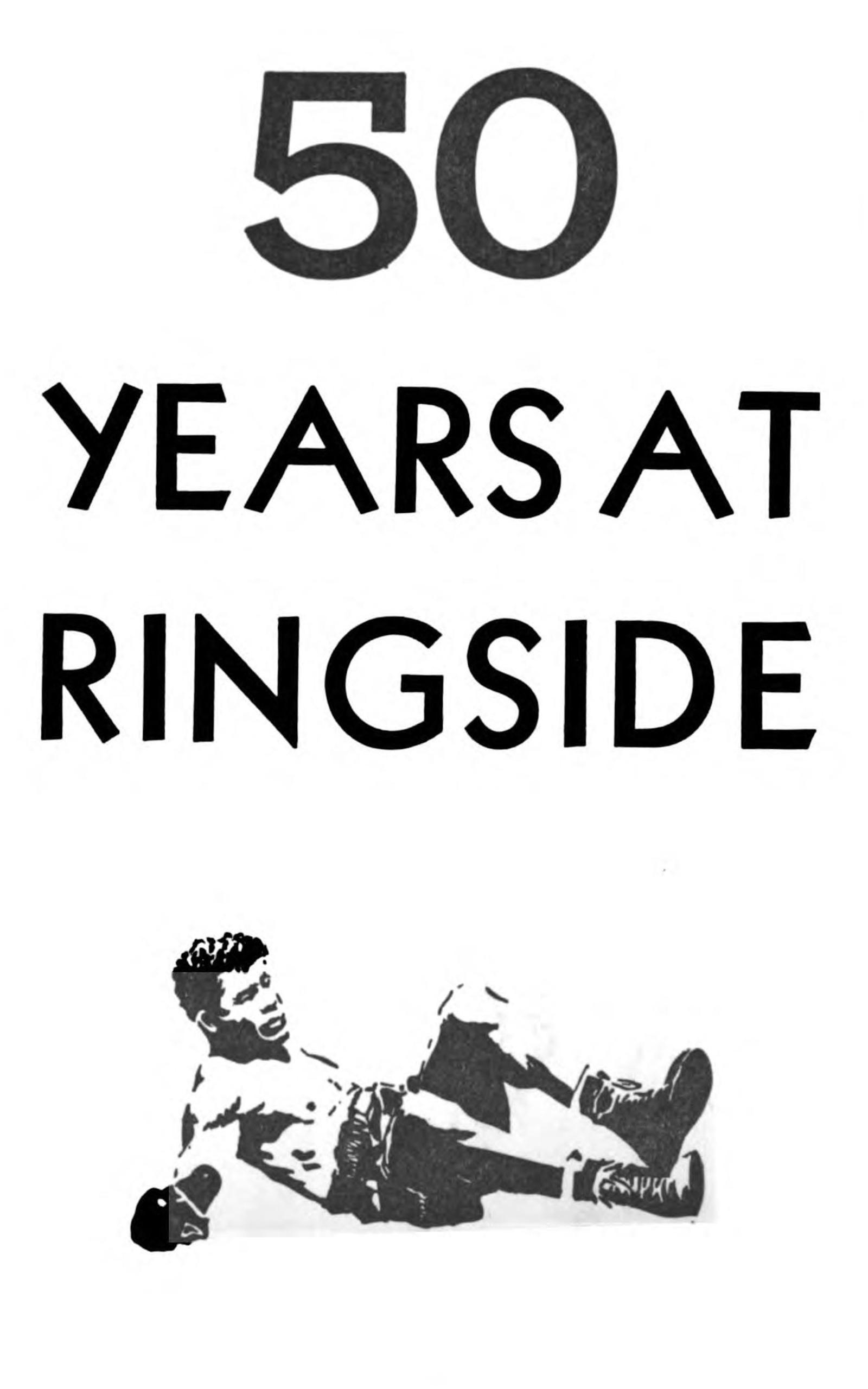 جلد کتاب 50 years at ringside