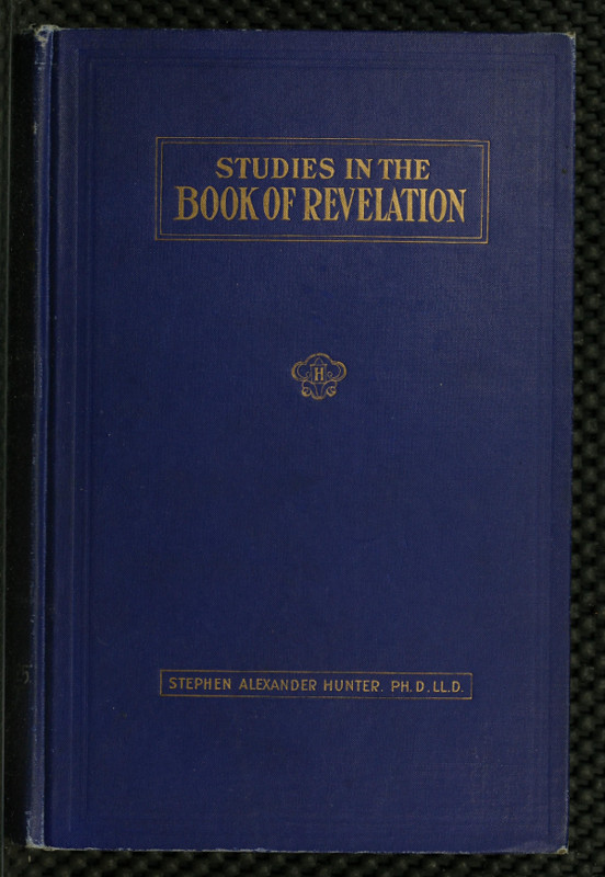 جلد کتاب A Bible School Manual: Studies in the Book of Revelation
