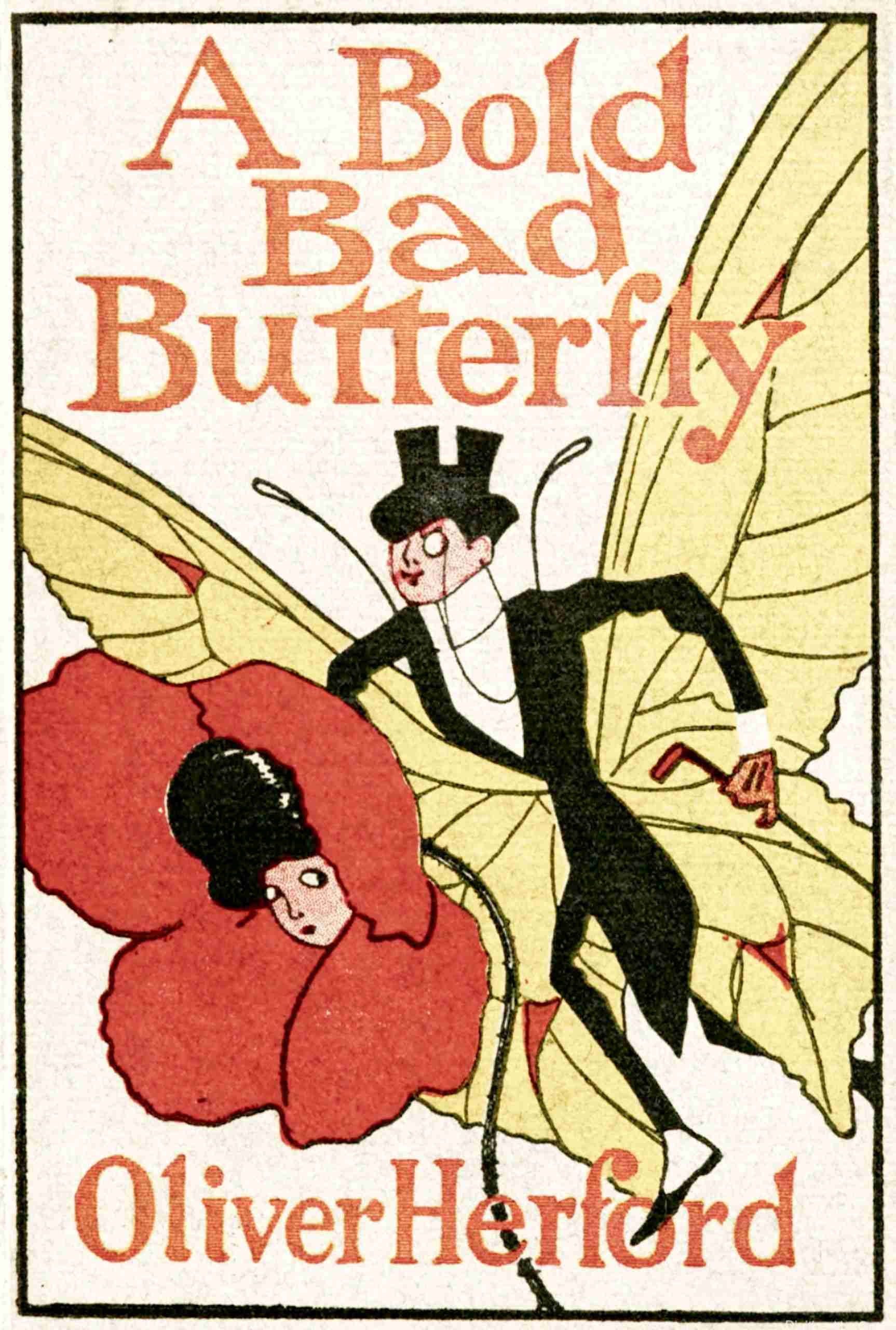جلد کتاب A bold bad butterfly