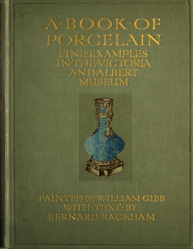 جلد کتاب A Book of Porcelain