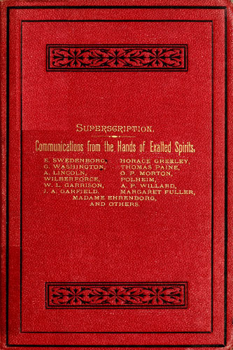جلد کتاب A Book Written by the Spirits of the So-Called Dead