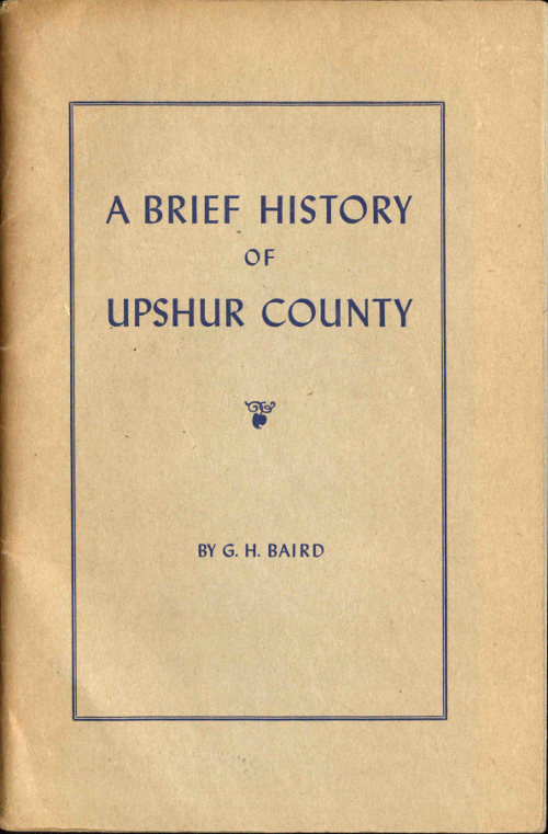 جلد کتاب A Brief History of Upshur County