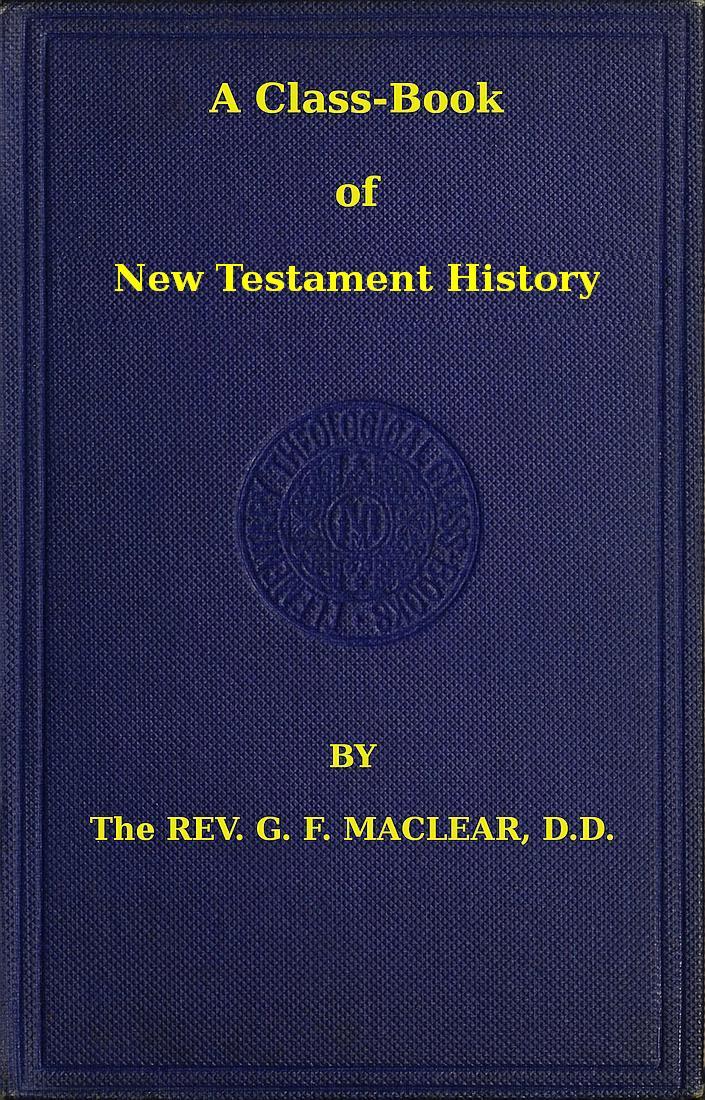 جلد کتاب A Class-Book of New Testament History