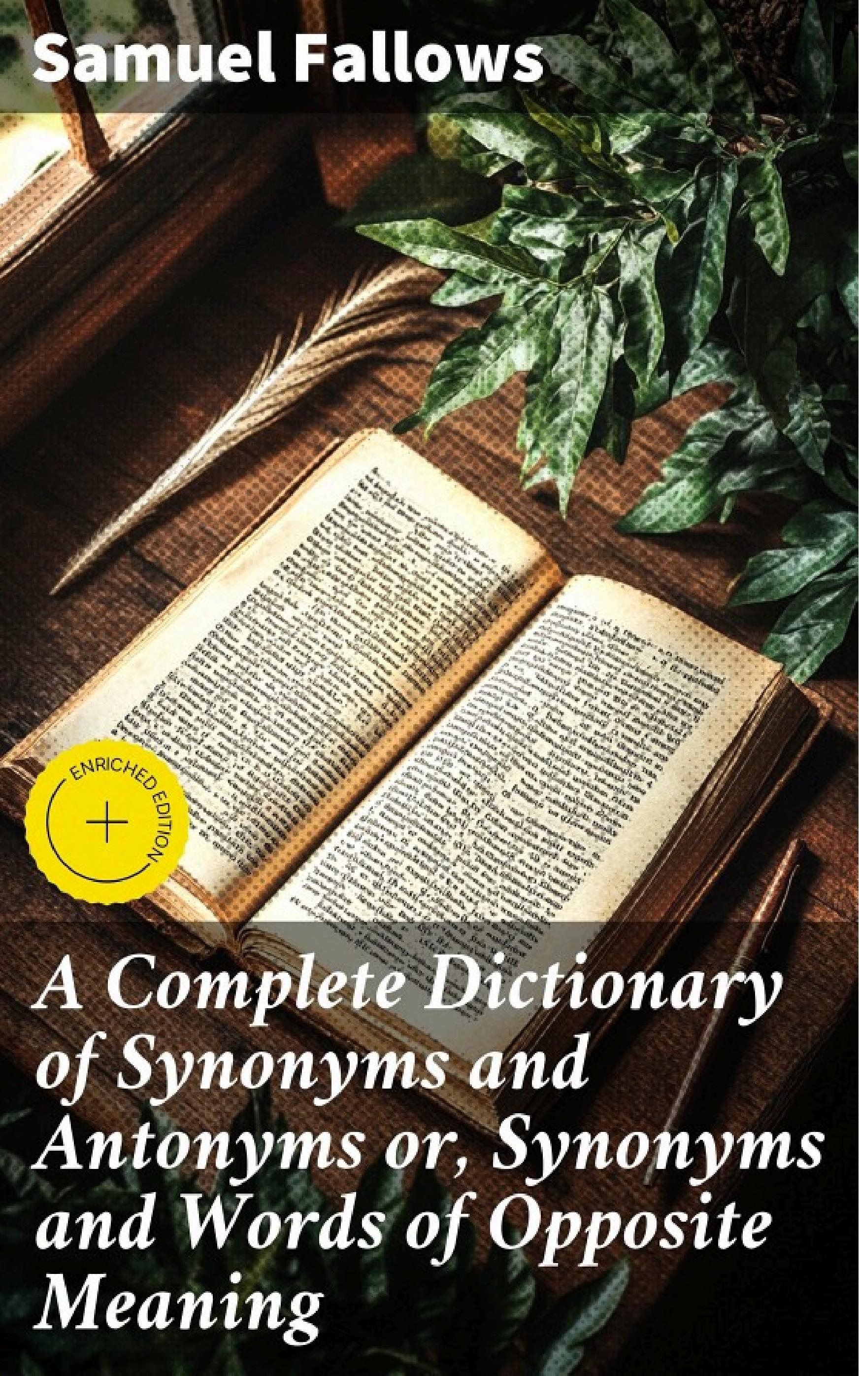 جلد کتاب A Complete Dictionary of Synonyms and Antonyms