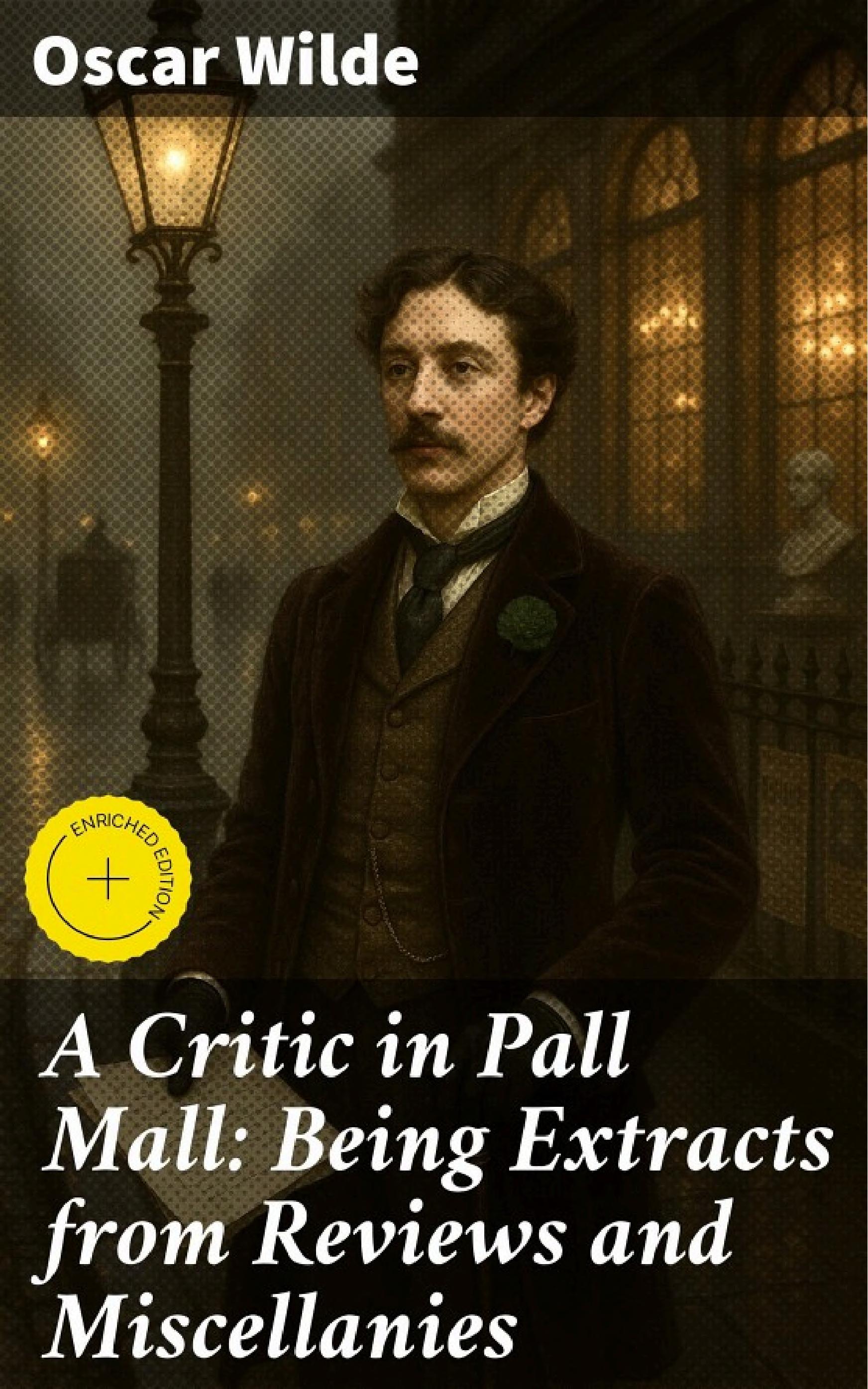 جلد کتاب A Critic in Pall Mall
