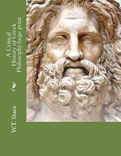 جلد کتاب A Critical History of Greek Philosophy