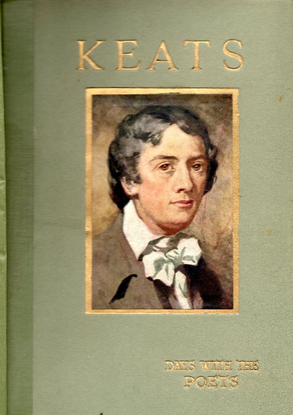 جلد کتاب A Day with Keats