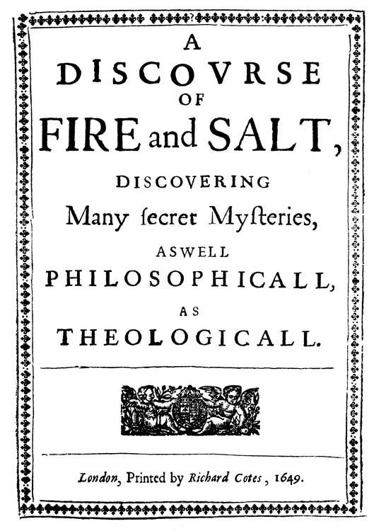 جلد کتاب A Discovrse of Fire and Salt