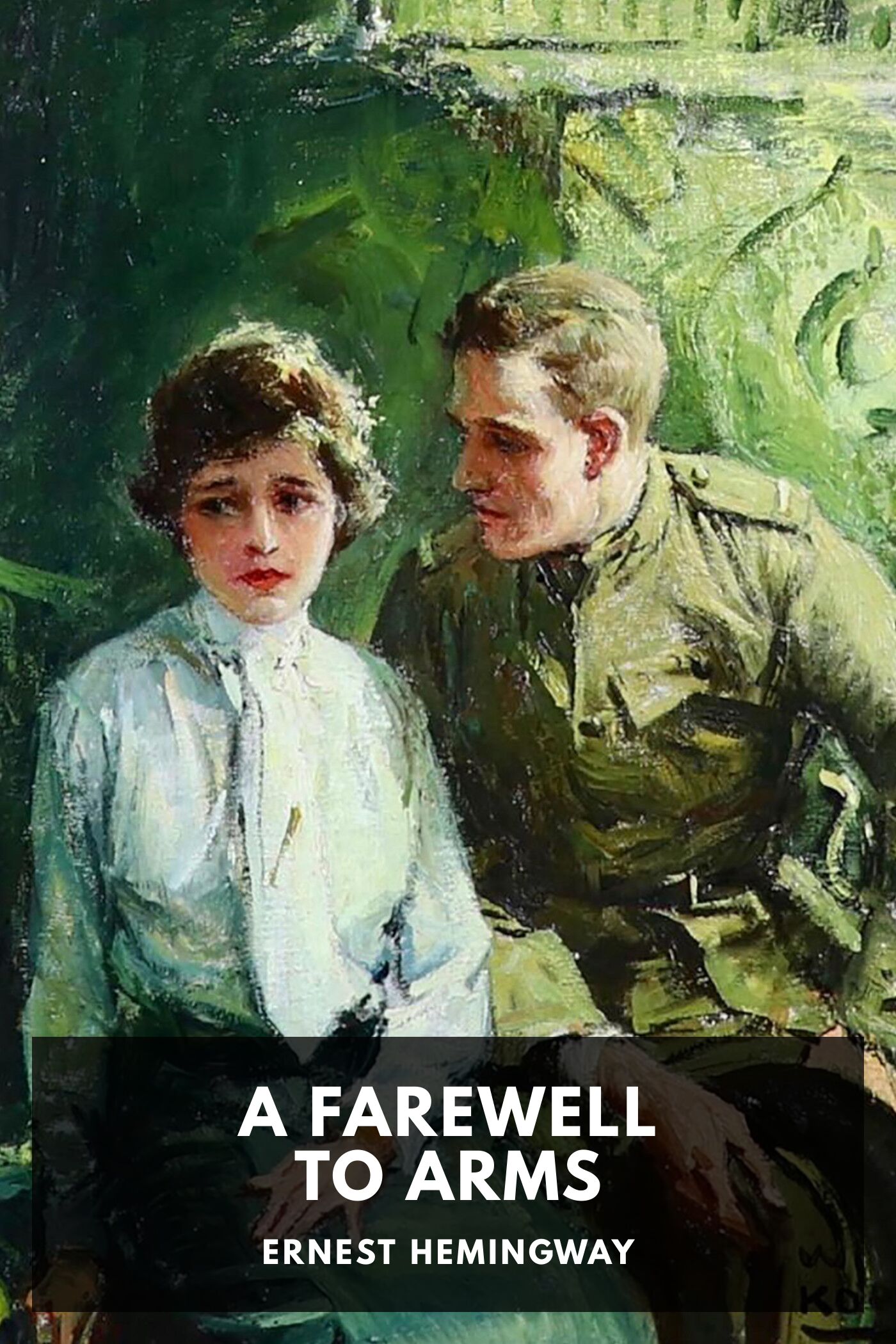 جلد کتاب A Farewell to Arms