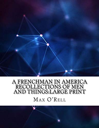 جلد کتاب A Frenchman in America