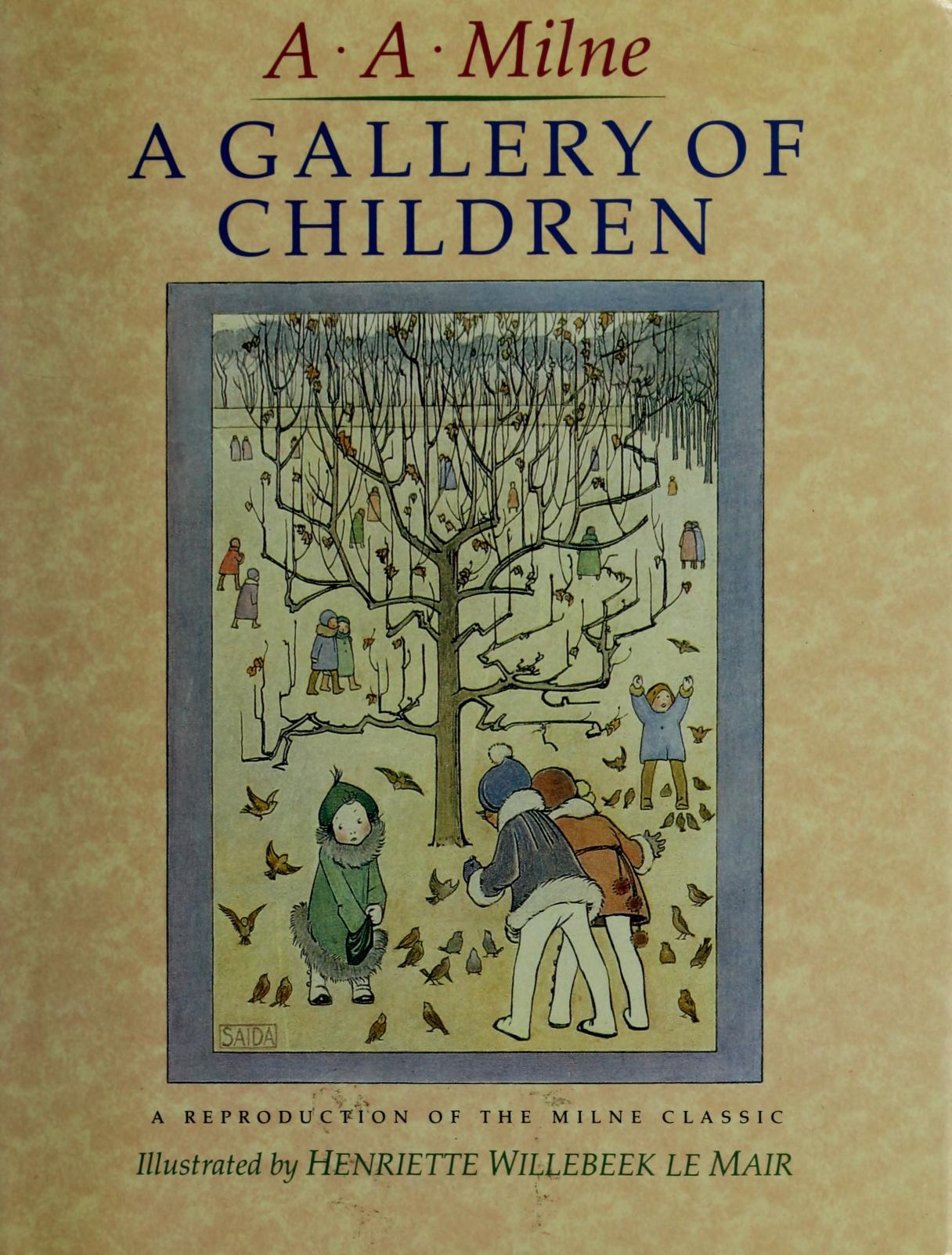 جلد کتاب A Gallery of Children