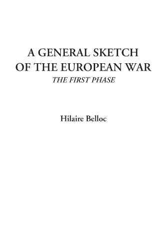 جلد کتاب A General Sketch of the European War: The First Phase