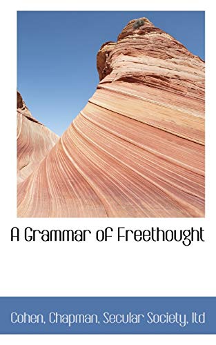 جلد کتاب A Grammar of Freethought