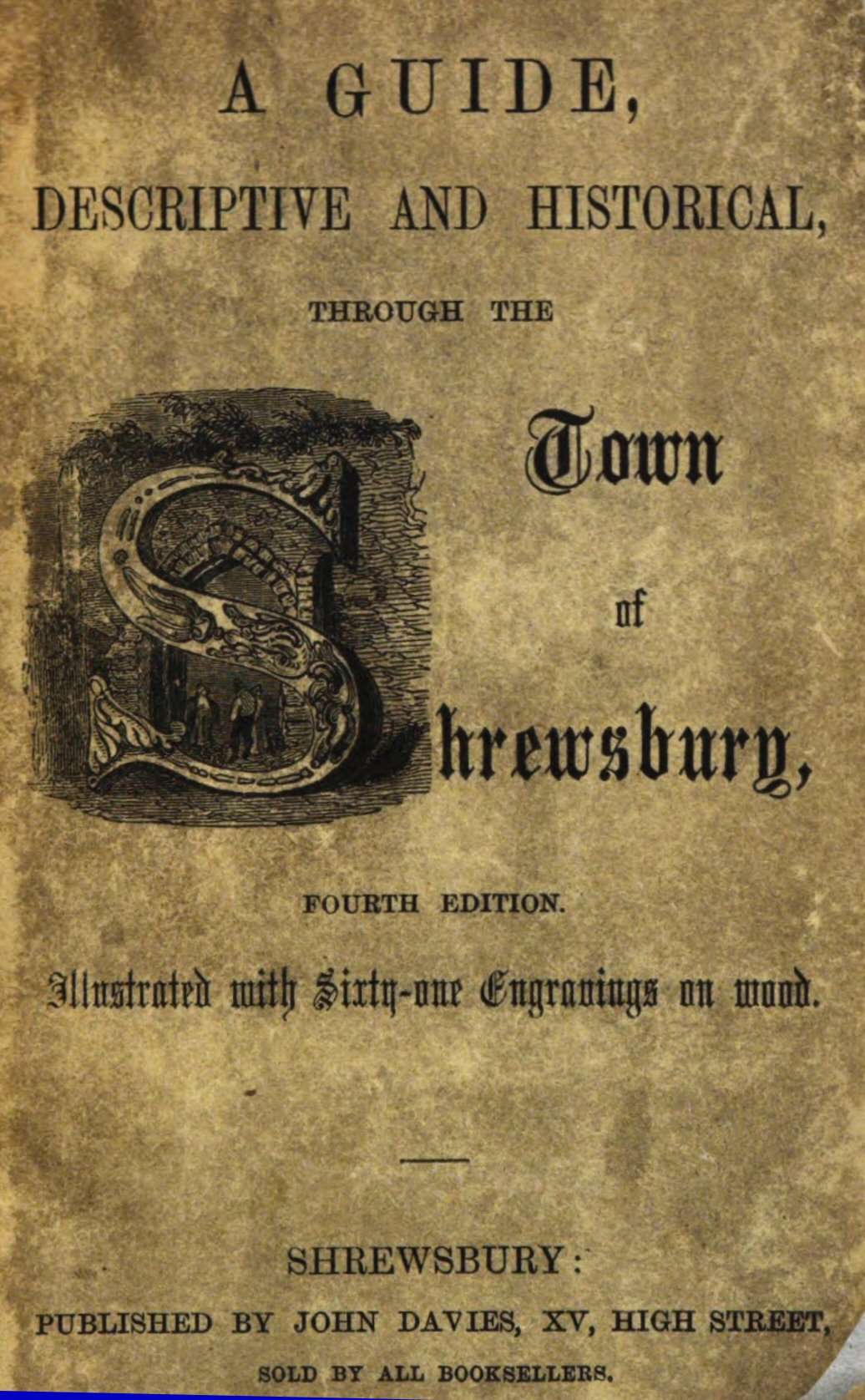 جلد کتاب A Guide, Descriptive and Historical, through the Town of Shrewsbury