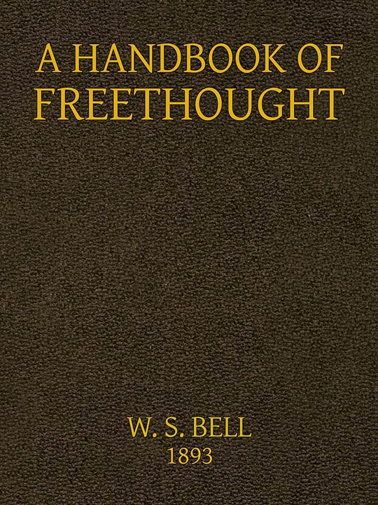 جلد کتاب A Handbook of Freethought