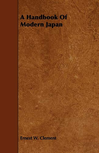 جلد کتاب A Handbook of Modern Japan
