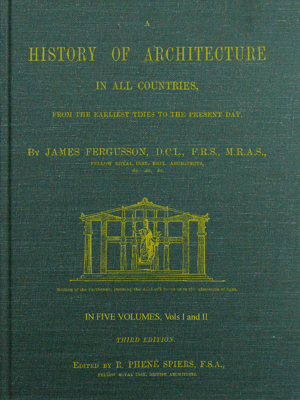 جلد کتاب A History of Architecture in All Countries, Volumes 1 and 2