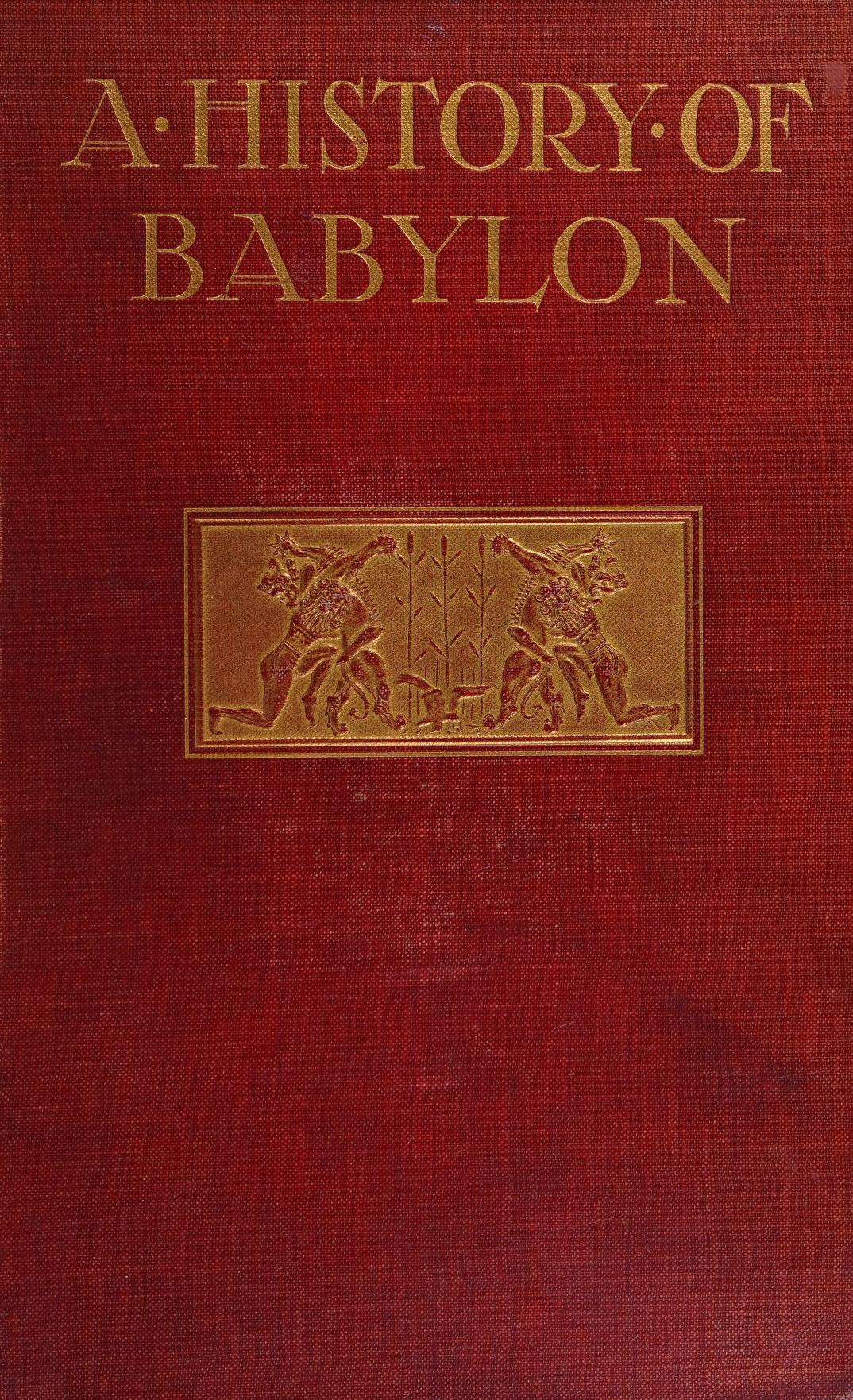 جلد کتاب A History of Babylon
