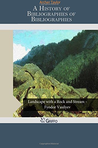 جلد کتاب A History of Bibliographies of Bibliographies