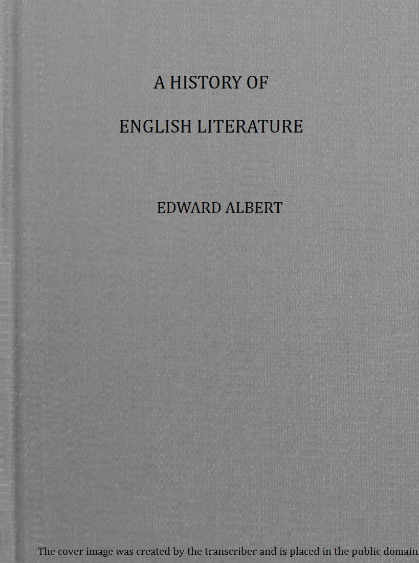 جلد کتاب A History of English Literature: A Practical Text-Book