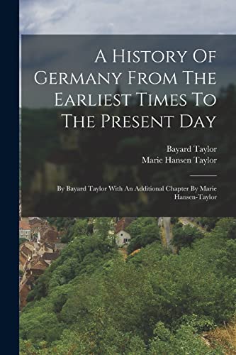جلد کتاب A History of Germany from the Earliest Times to the Present Day