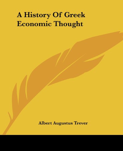 جلد کتاب A History of Greek Economic Thought