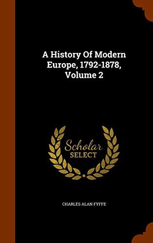 جلد کتاب A History of Modern Europe, 1792-1878