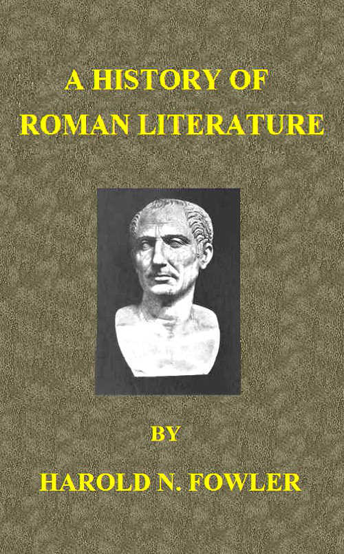 جلد کتاب A History of Roman Literature