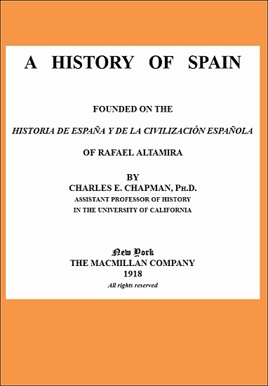 جلد کتاب A History of Spain