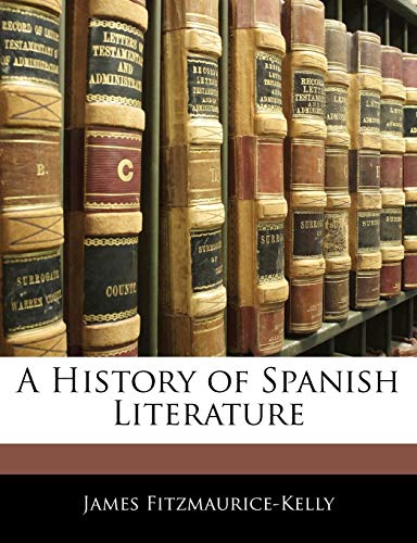 جلد کتاب A History of Spanish Literature