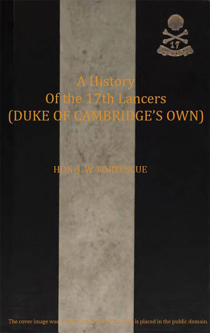 جلد کتاب A History of the 17th Lancers