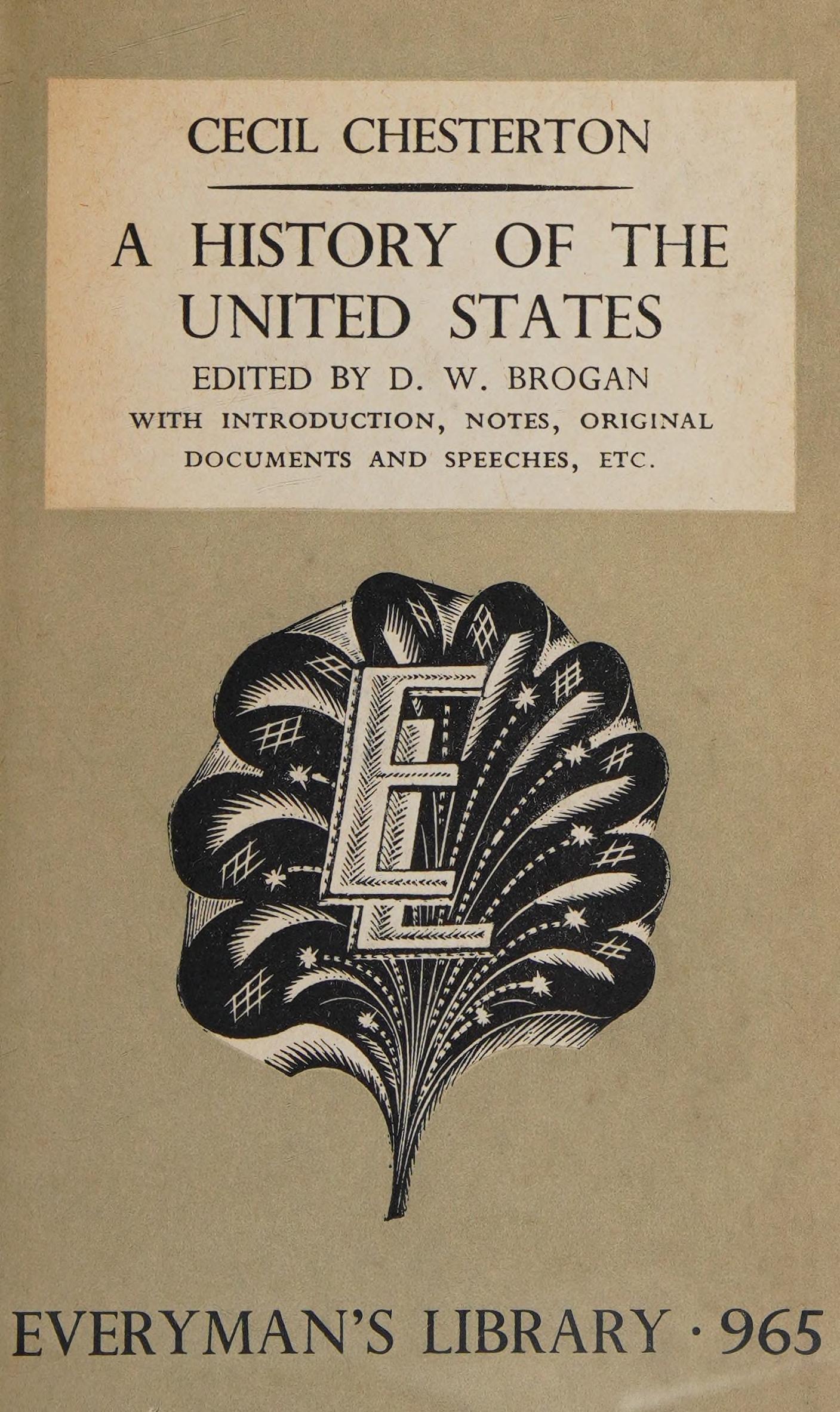 جلد کتاب A History of the United States