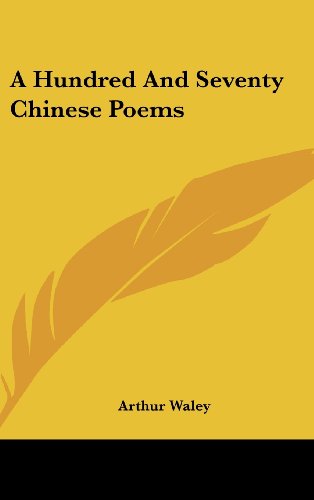 جلد کتاب A Hundred and Seventy Chinese Poems