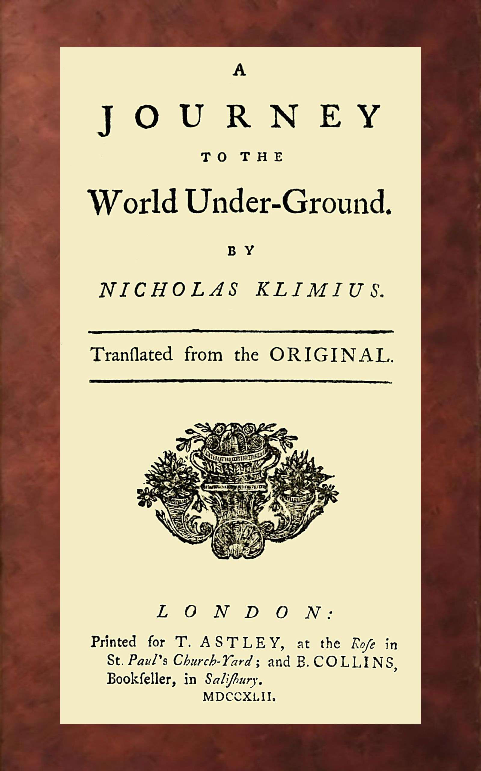 جلد کتاب A Journey to the World Under-Ground