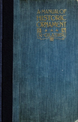 جلد کتاب A Manual of Historic Ornament
