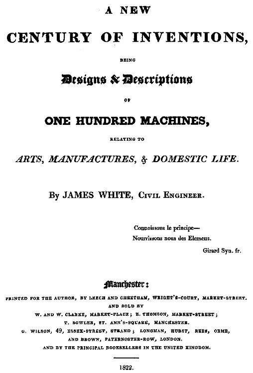 جلد کتاب A New Century of Inventions