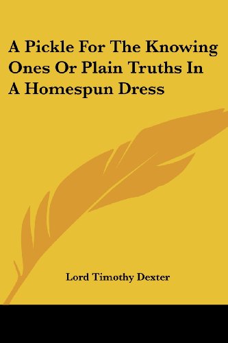 جلد کتاب A Pickle for the Knowing Ones