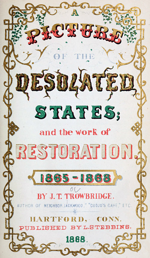 جلد کتاب A Picture of the Desolated States