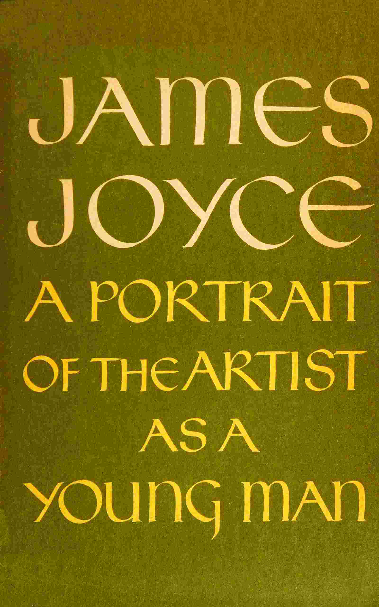 جلد کتاب A Portrait of the Artist as a Young Man