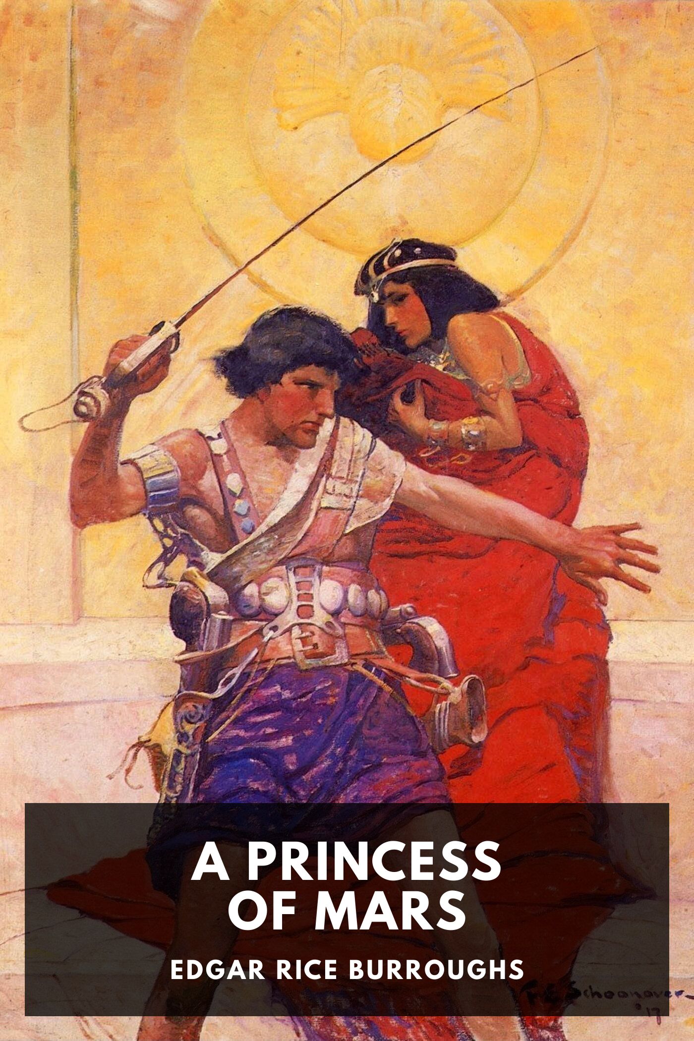 جلد کتاب A Princess of Mars
