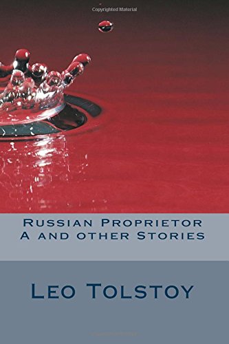 جلد کتاب A Russian Proprietor, and Other Stories