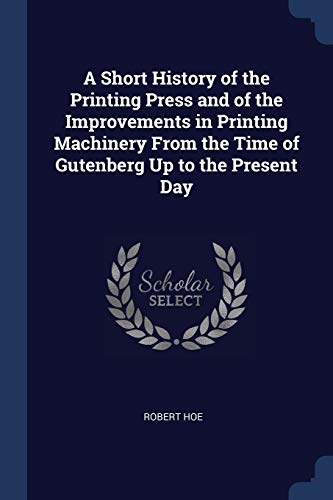 جلد کتاب A Short History of the Printing Press