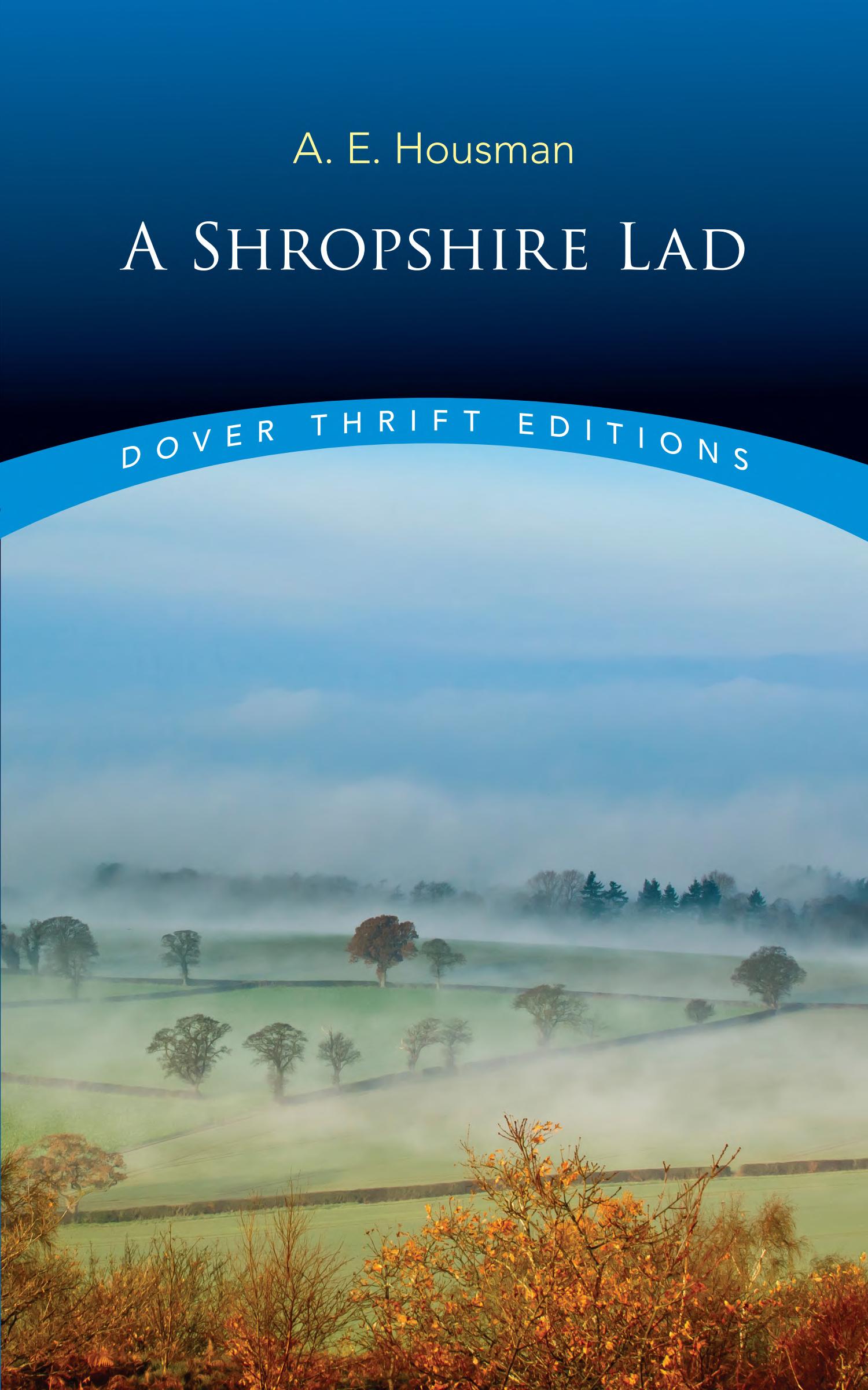 جلد کتاب A Shropshire Lad