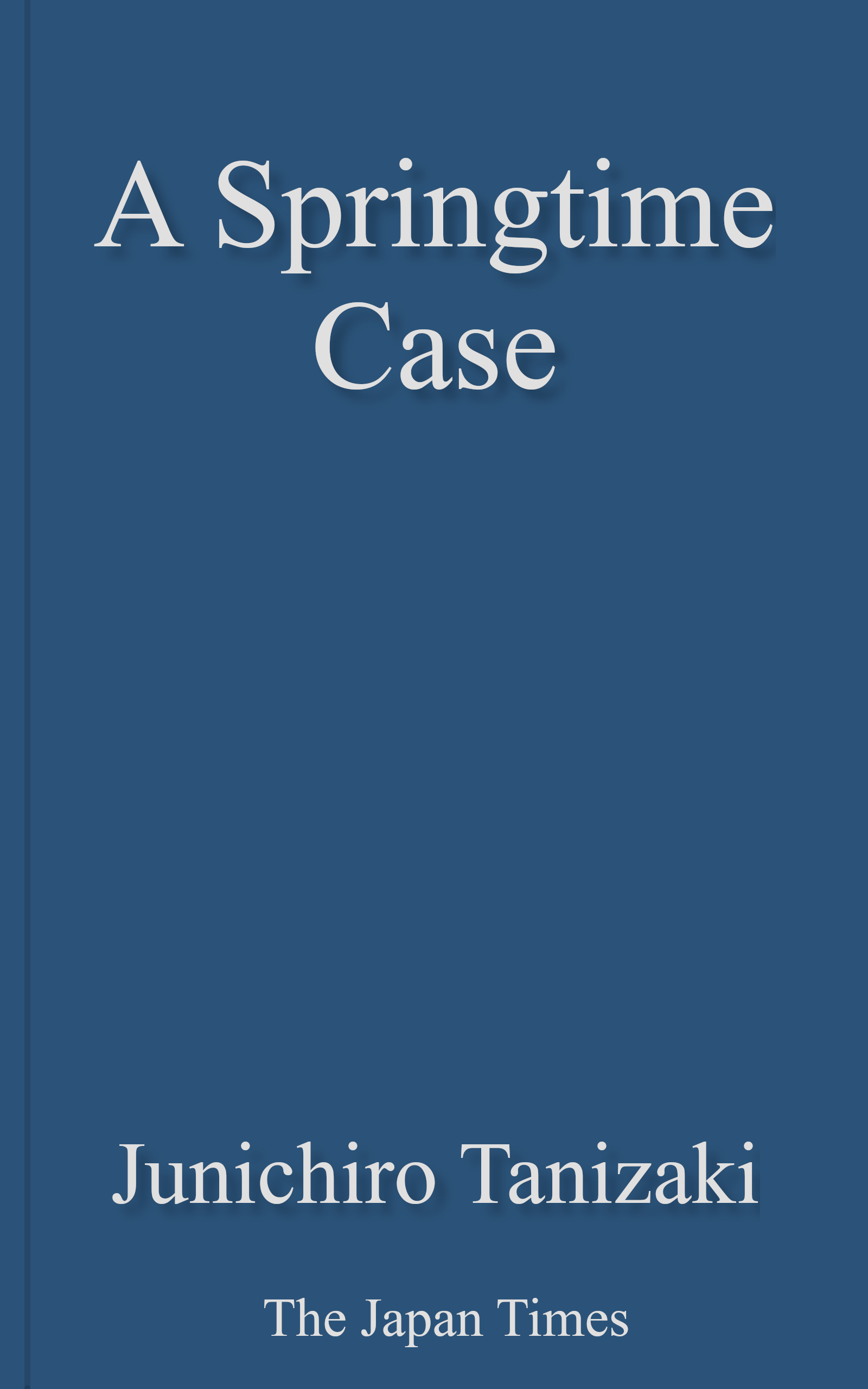 جلد کتاب A Spring-time Case