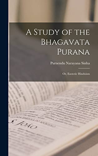 جلد کتاب A Study of the Bhâgavata Purâna; or, Esoteric Hinduism