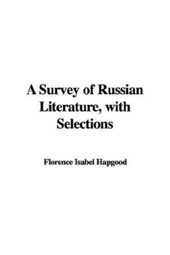 جلد کتاب A Survey of Russian Literature, with Selections