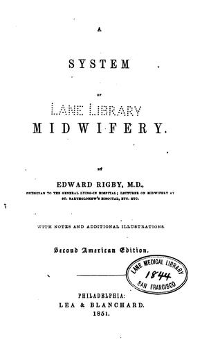 جلد کتاب A System of Midwifery