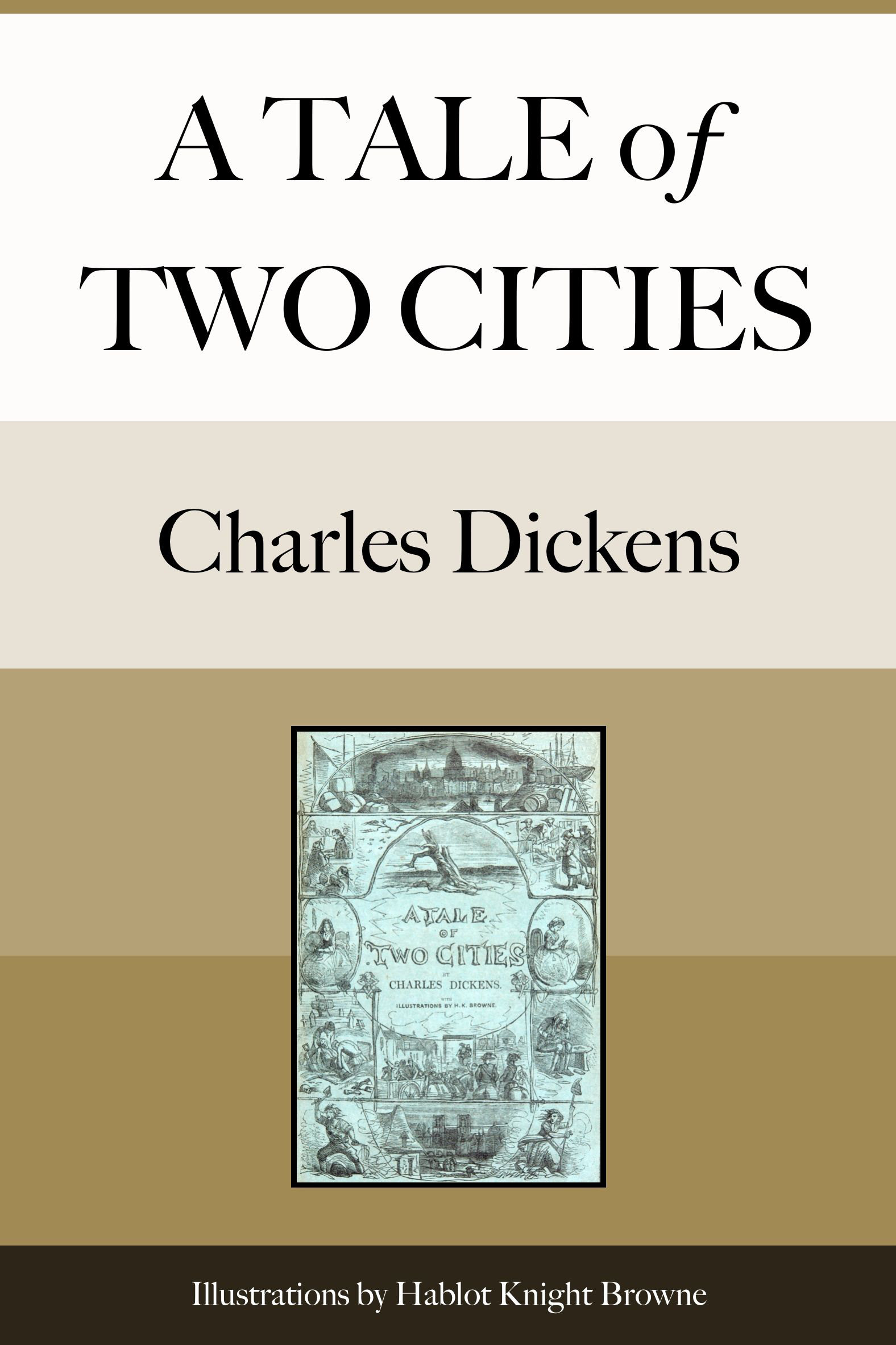 جلد کتاب A Tale of Two Cities