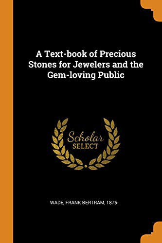 جلد کتاب A Text-Book of Precious Stones